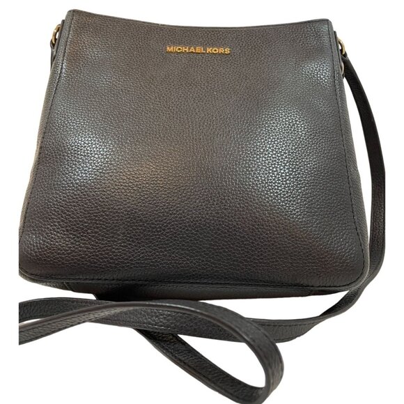 Michael Kors Medium Saffiano Leather Zip Tote Bag Black Pockets in & out - Picture 1 of 15